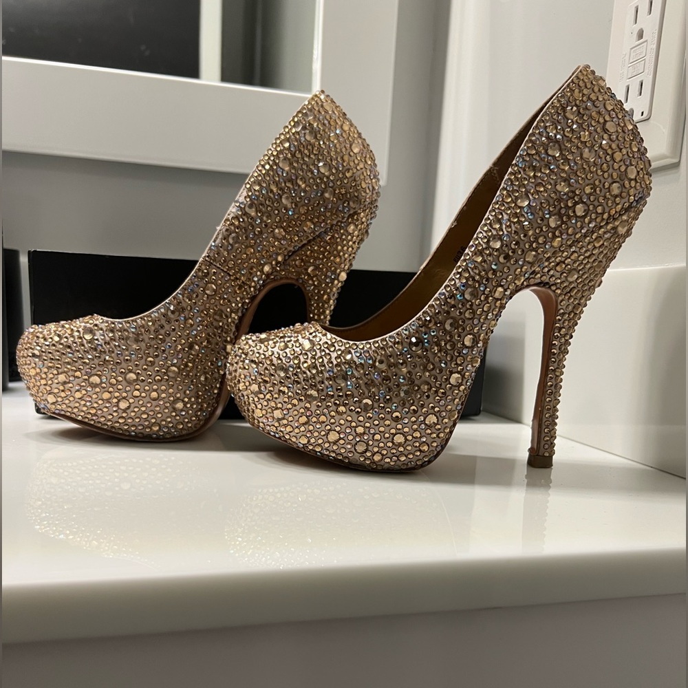 Benjamin Adams Modelo Rio Champagne Strass Shoes